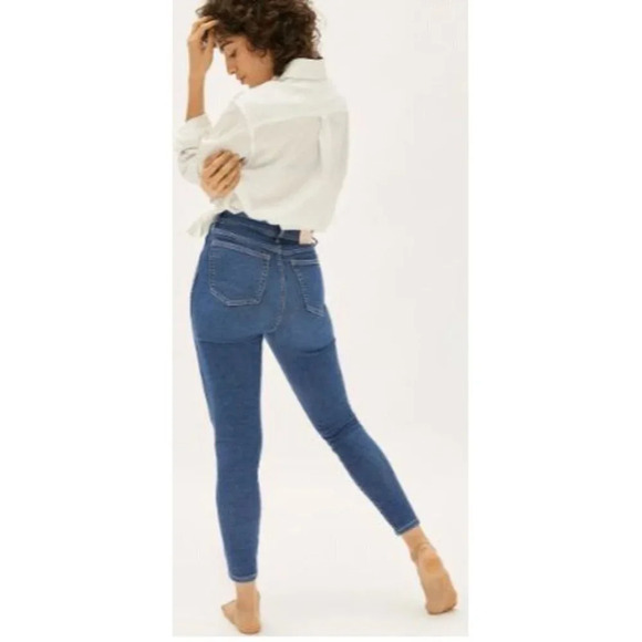 NWOT Everlane The Way-High® Clean Front Skinny Jean Vintage Blue-sz 28 - Picture 2 of 9